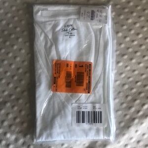 J. Crew White Cotton Tee